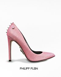 歐洲代買粉紅精品包包配件La vie en roseGlimmer Pink Leather Philipp Plein